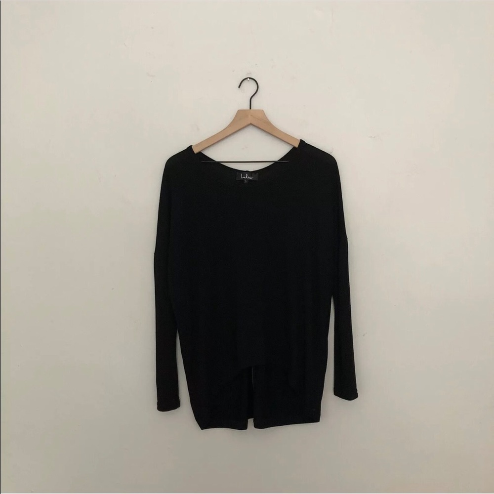 Lulu’s  Knit Shirt Exposed Zipper in Back